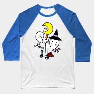 Moon Magic Ghosts Baseball T-Shirt